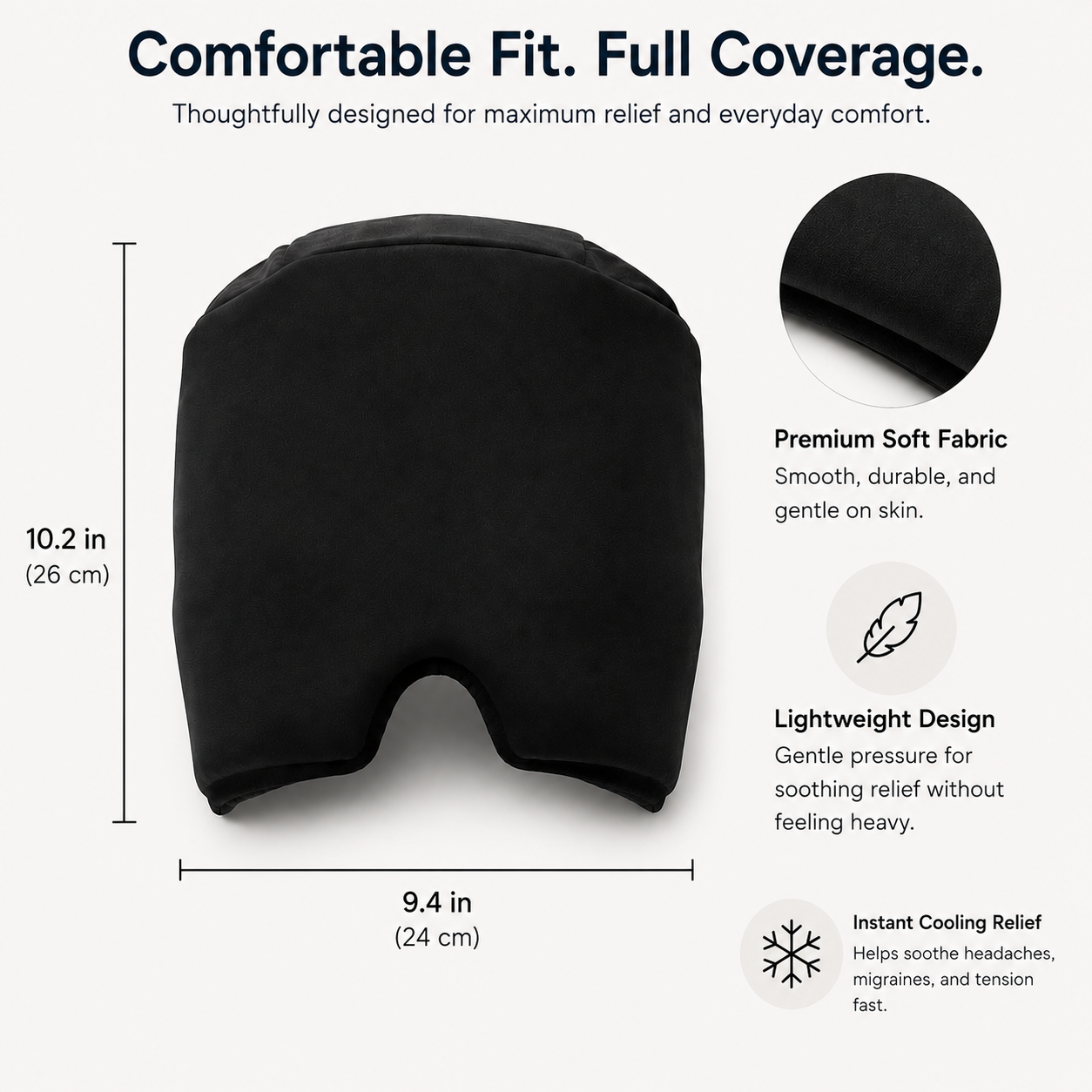 Migraine Relief Adjustable Gel Cap